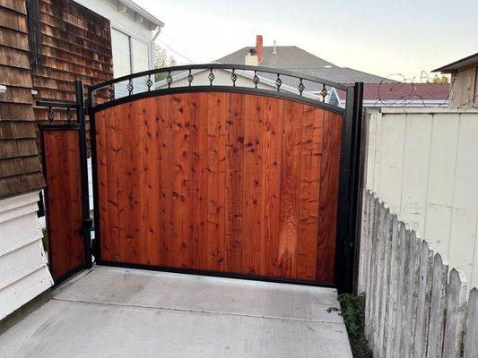 Gorgeous gate by Neza iron works