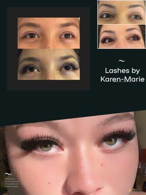 Mega Volume and Deluxe Volume Lashes by Karen-Marie