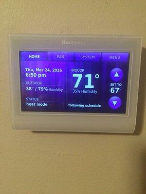 Honeywell 9000 wifi thermostat installation