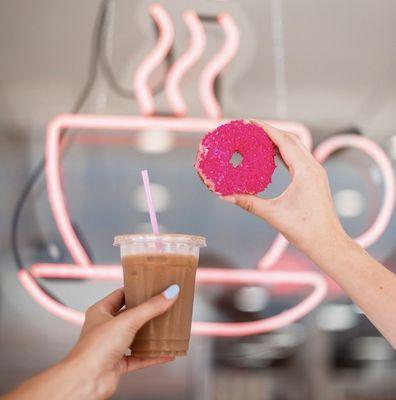 Donut AND coffee? Donut mind if I do!