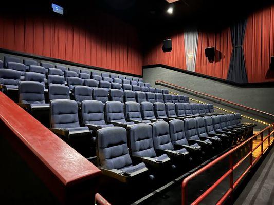 Inside screening room