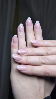 American French Almond nails