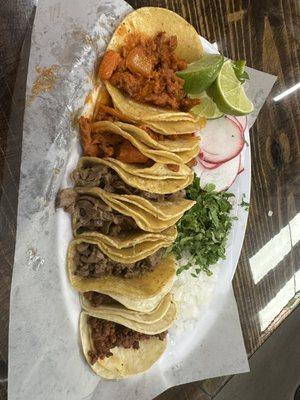 The best taco and mini tostadas! This is my to go place when I'm craving for tacos!