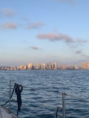 The skyline of San Diego