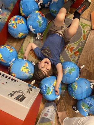 Everyone has a BALL in our hands-on fidget Firetruck!