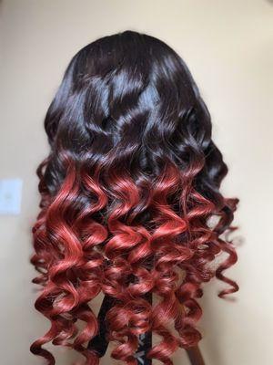 Custom unit color an curls