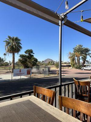 Patio area view