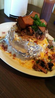 Amazing loaded potato.