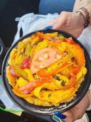 Mofongo bowl with Chicken croilla