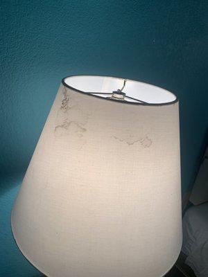 Stained/dirty lamp shade