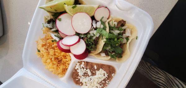 Lunch special tacos monday-friday $6.99