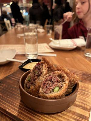 RedFarm Pastrami Egg Roll