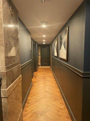 Bathroom hallway