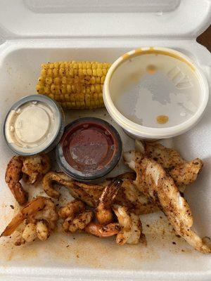 Catfish and Shrimp & Catfish Combo.