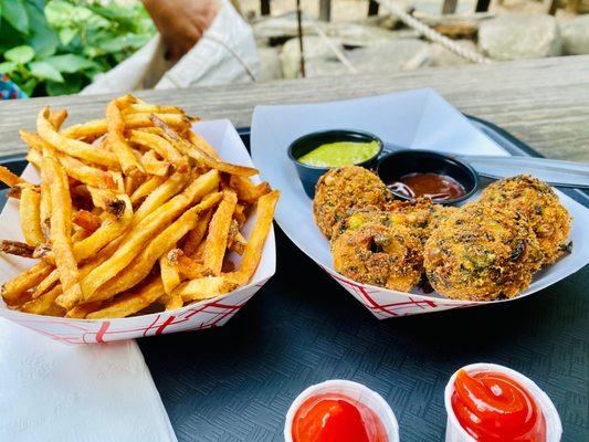 Fries + Indian Veggie Bites