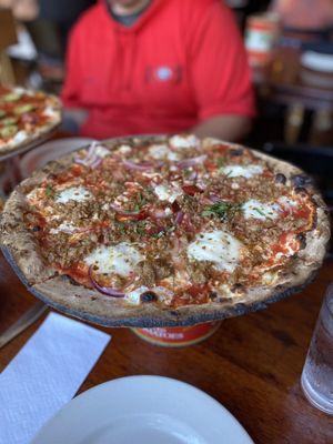 Stracciatella & Sausage Pizza