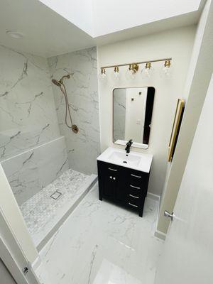 Redone master bath