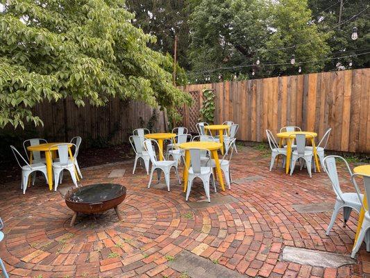 Backyard patio