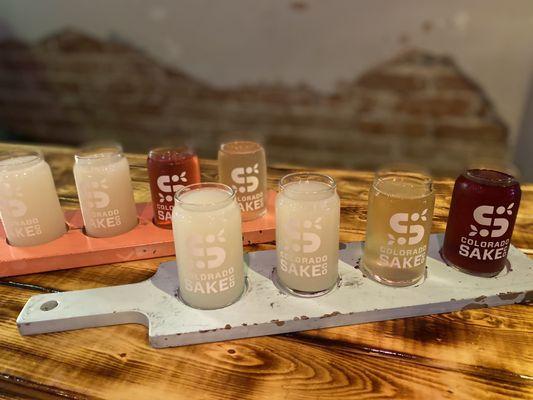 Sake flights