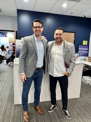 TFA Long Beach Broker, Kurtis Barnett with Manny