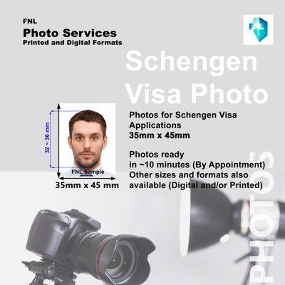 FNL Photo Service: Photos for Schengen Visa applications.