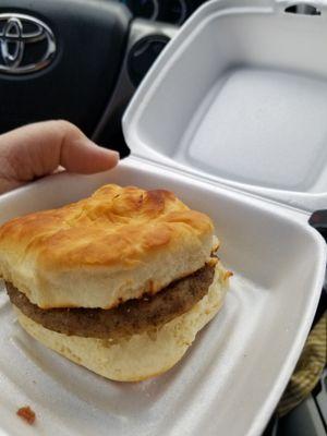 Sausage biscuit