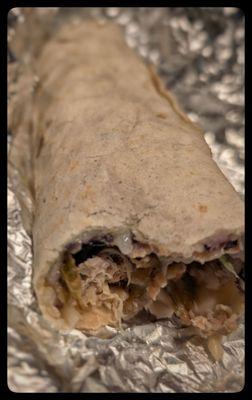 Pulled pork burrito