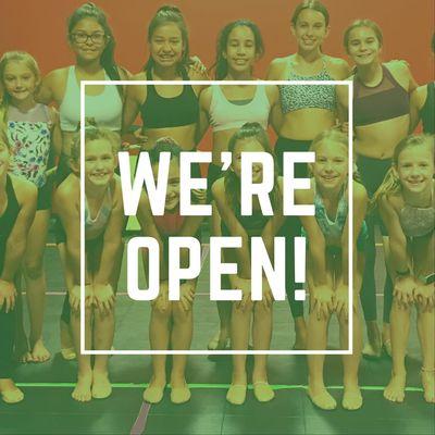 We are open for both in person and online classes. Dancers choice!