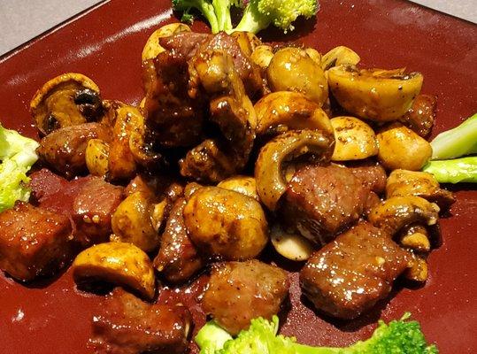 Mushroom Steak with black pepper