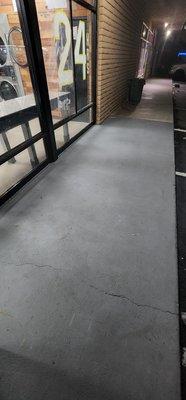 Granite grip resurfaced walkway