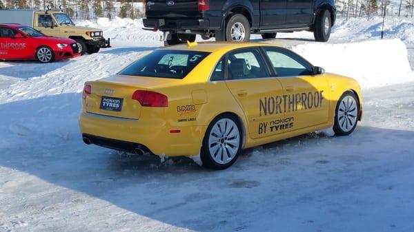 Test Driving Nokian Tryes in Northern Finland 03/2015