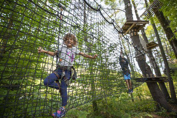 Kid's Treetop Adventure Courses