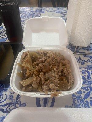 Carnitas Mixtas (Buche, cuerito and carnitas)