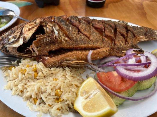 Mojarra frita