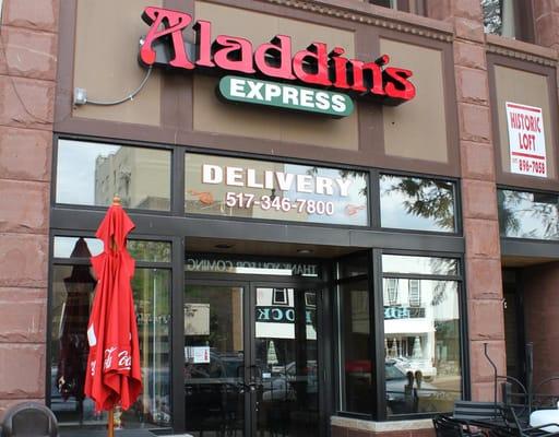 Storefront to Aladdin's Express