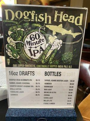 Beer list