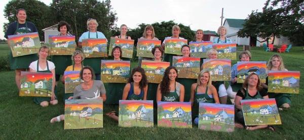 Paint and Pour at Freas Farm! Check out the events on our website