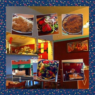 Montage of images from Raj Indian Cuisine