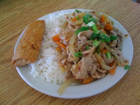 Mongolian Chicken Lunch Special