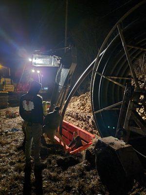 Trenching & Night Work