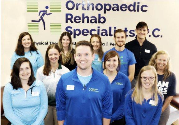 Orthopaedic Rehab Specialists Physical Therapy in Holt - Holt Plaza - Team photo of the ORS staff offering PT to the Holt community