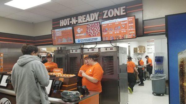 Lobby. Hot and ready zone!