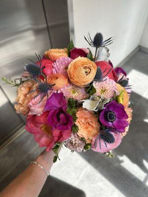 Wedding day bouquet