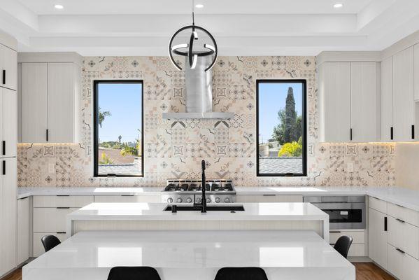 Kitchen  ADU in Macawa Sera Mesa build by IL total design and build.