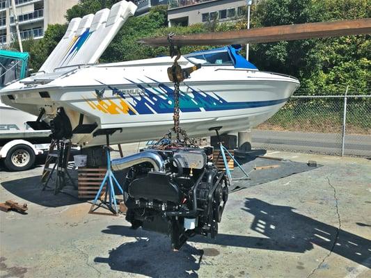 27' Formula Engine Removal-CSR Marine South