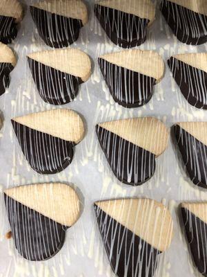 Valentine Shortbread Sugar Cookies