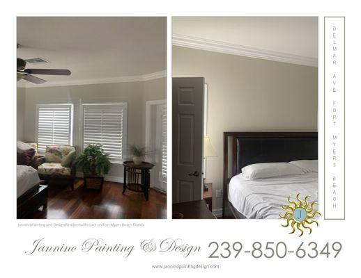 Fort Myers Beach repaint project - residential property.