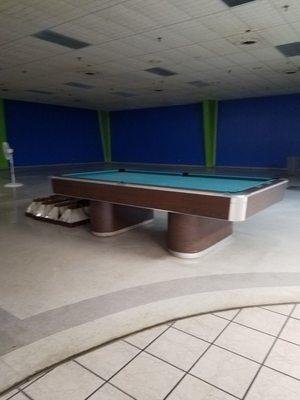 Pool area. Table not for use.