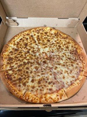 Cheese pizza xl