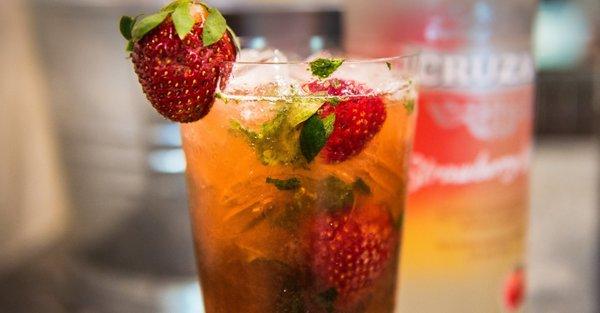 Nothin' sweeter than a Strawberry Mojito in the Summertime!